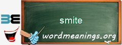 WordMeaning blackboard for smite